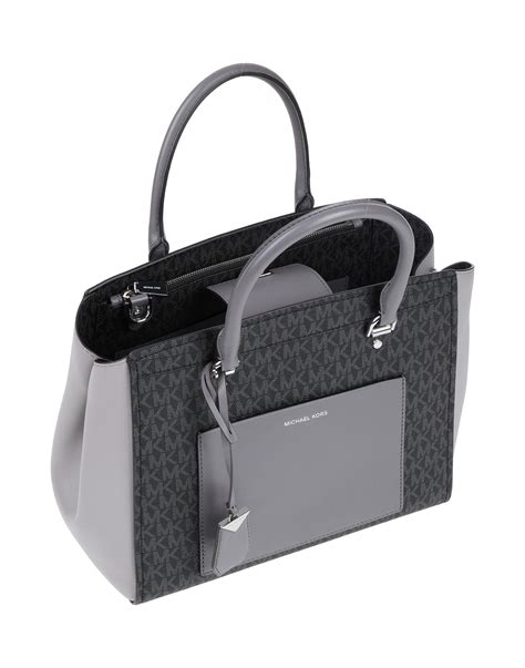 black and gray michael kors purse|michael kors handbags small gray.